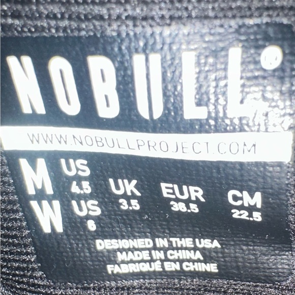 NWOT NOBULL Black Training Sneakers. - Picture 9 of 9